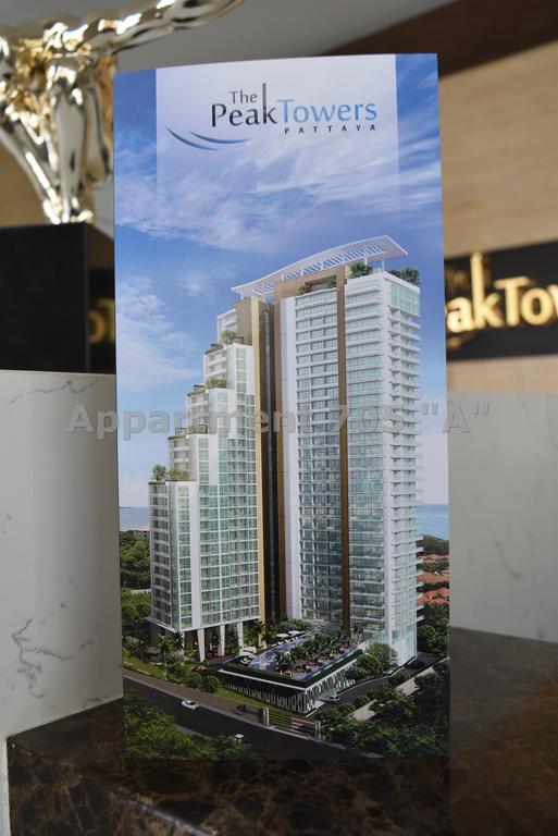 Luxury Seaview Condo The Peak Towers 200M To Beach Pattaya Exterior photo